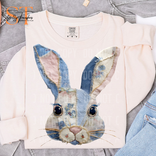 Patchwork Bunny Direct to Film Transfers