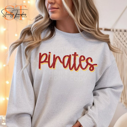 Pirates Script Direct to Film Transfers