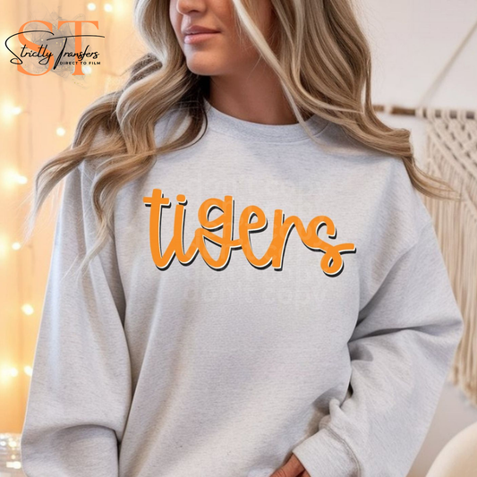 Tigers Script Direct to Film Transfers