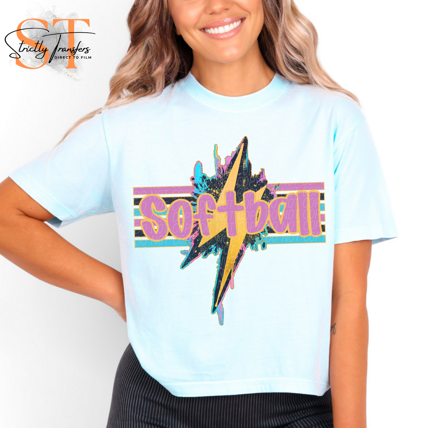 Geode Sports -12 color options Direct to Film Transfers