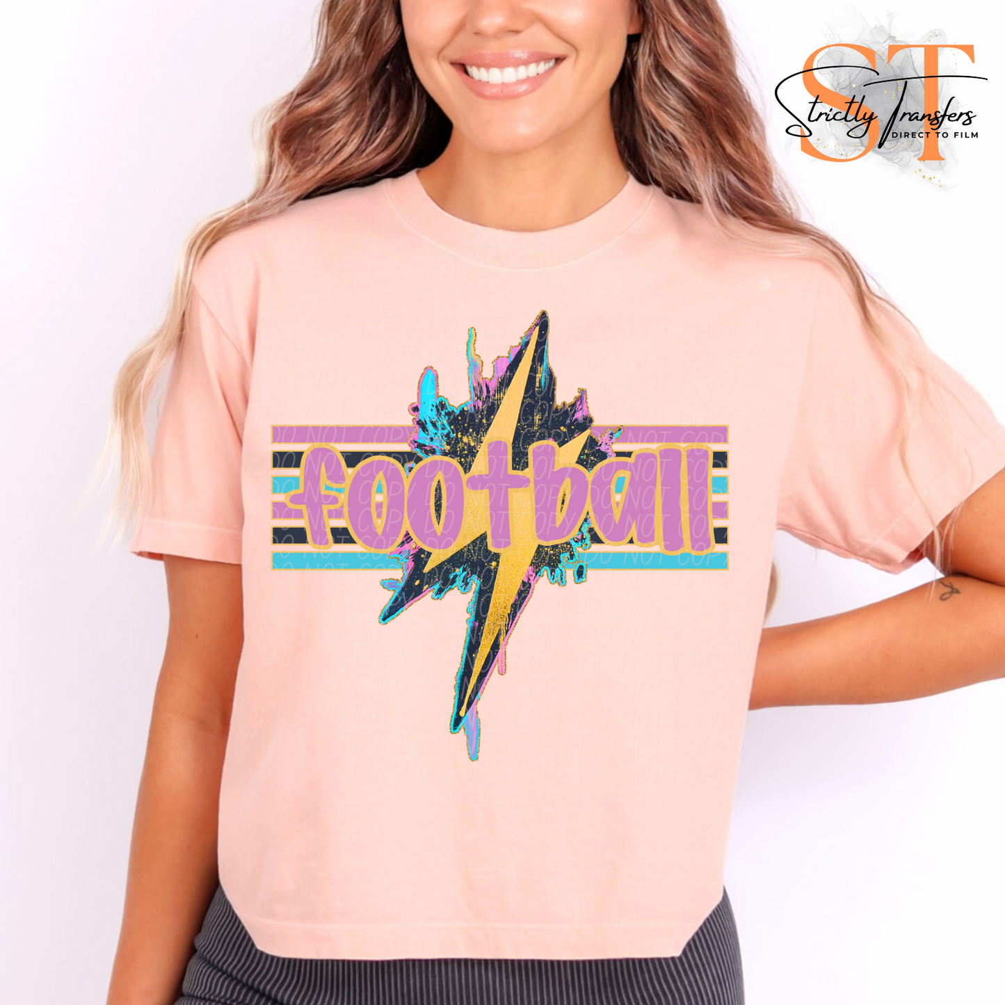 Geode Sports -12 color options Direct to Film Transfers