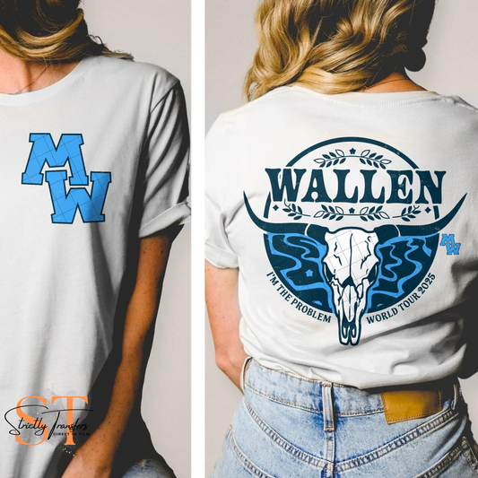 Wallen Tour with pocket design included - 2 options Direct to Film Transfers