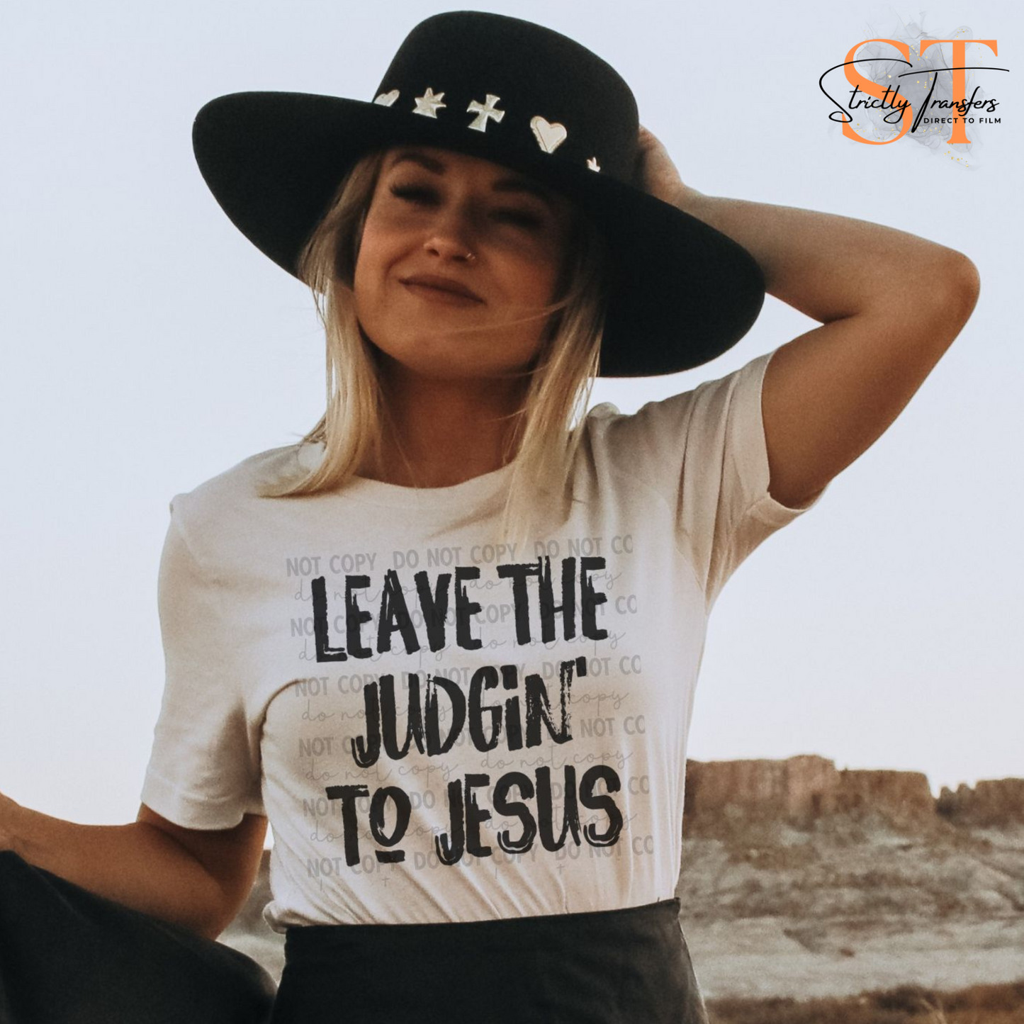 Leave the Judgin' to Jesus - 2 options Direct to Film Transfers