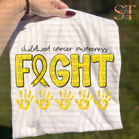 Childhood Cancer Awareness - 6 options Direct to Film Transfers