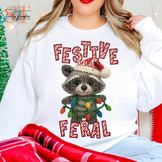 Festive & Feral - 3 Options Direct to Film Transfers