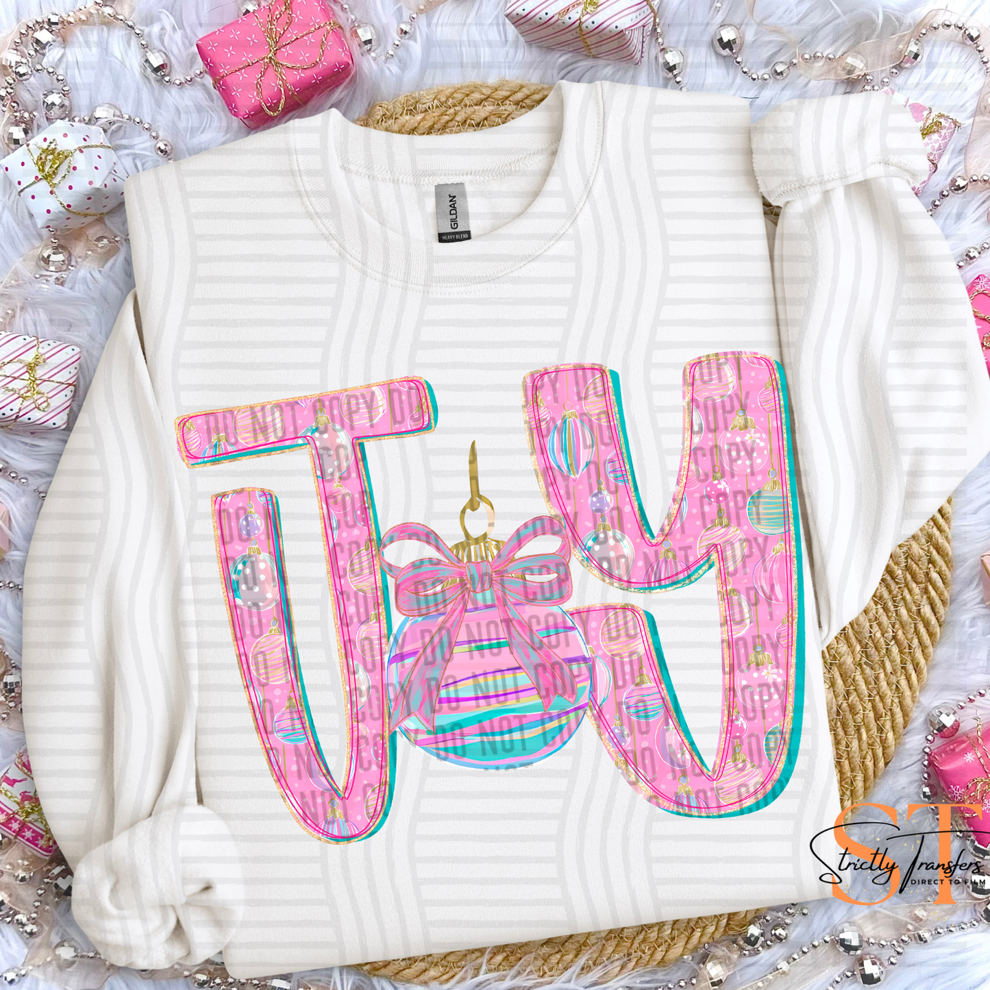 Pink Joy - 3 options Direct to Film Transfers