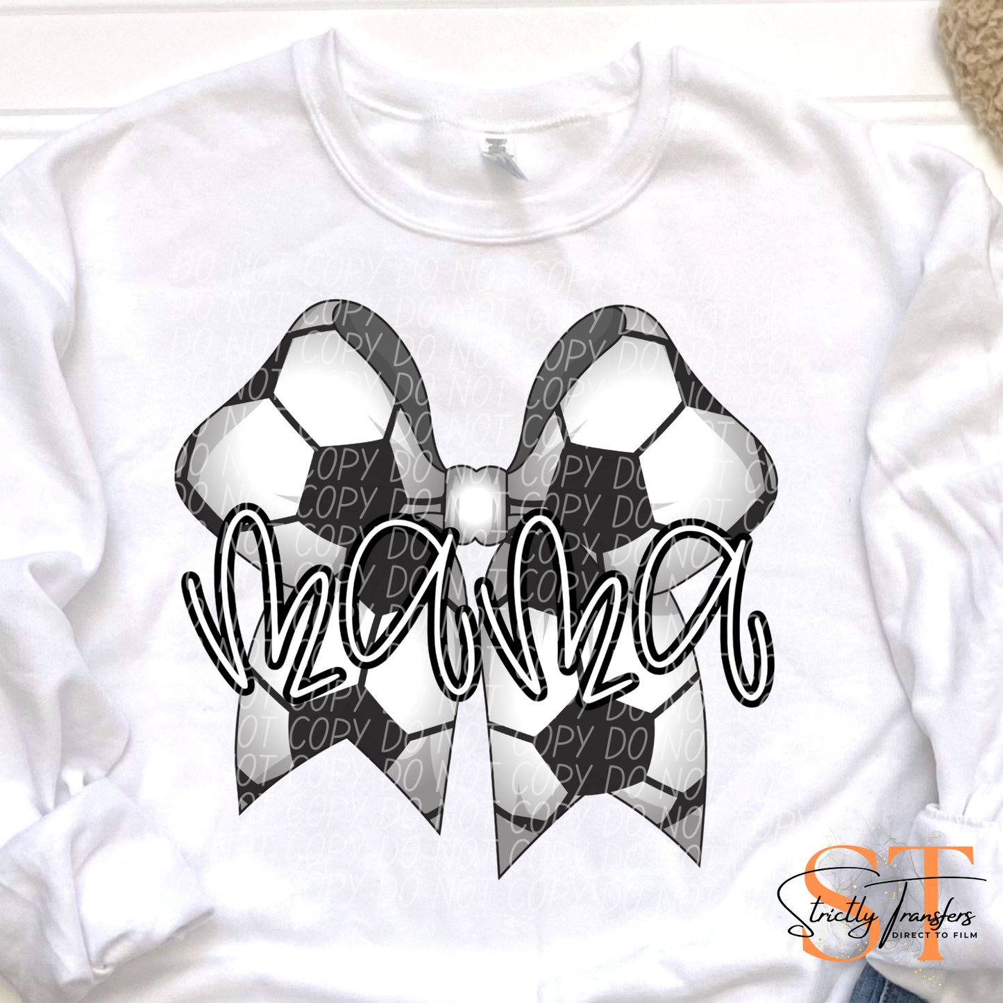 Mama Sport Bows- 7 Sports Direct to Film Transfers