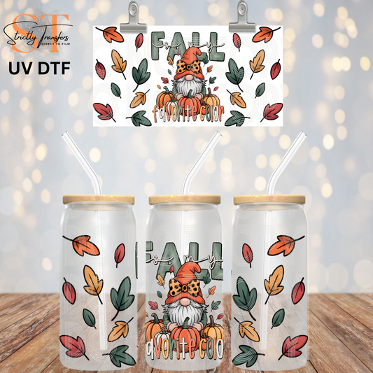 Fall is my Favorite Color UV Libbey Wrap Direct to Film Wraps