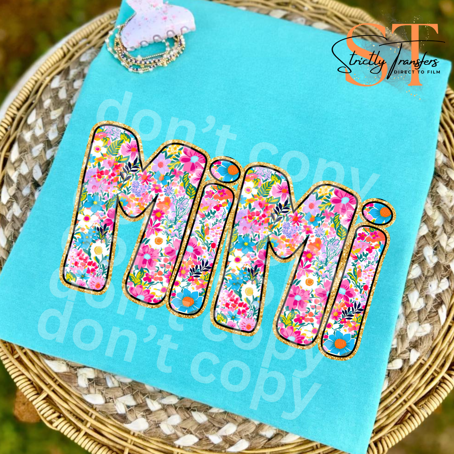 Mimi Floral Direct to Film Transfers