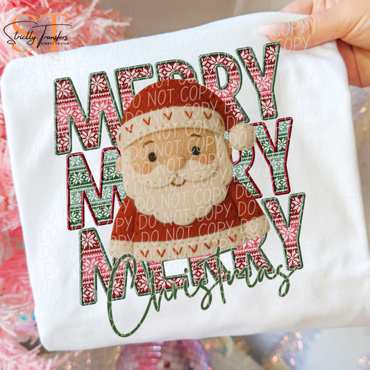 Merry Merry Santa Direct to Film Transfers