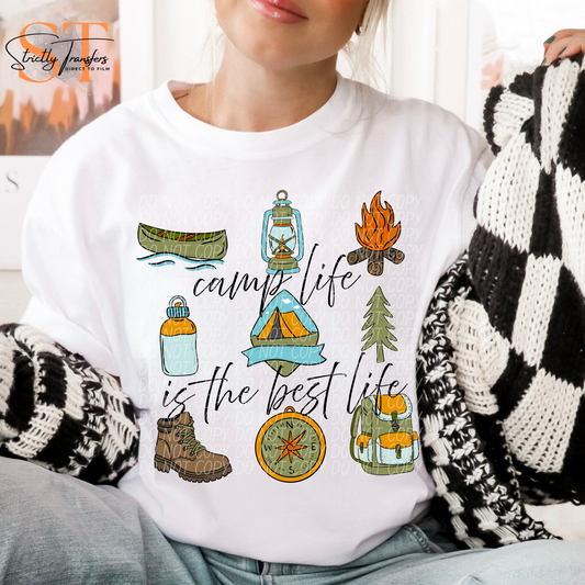 Camp Life is the Best Life Direct to Film Transfers