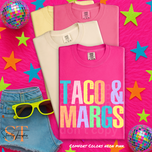 TACO & MARGS Summer Sayings Direct to Film Transfers