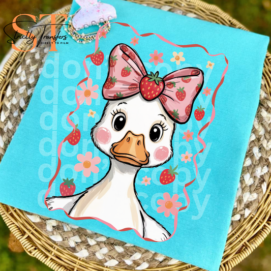 Baby Strawberry Goose Direct to Film Transfers