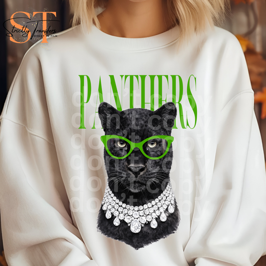 Panthers Vogue Mascot Direct to Film Transfers