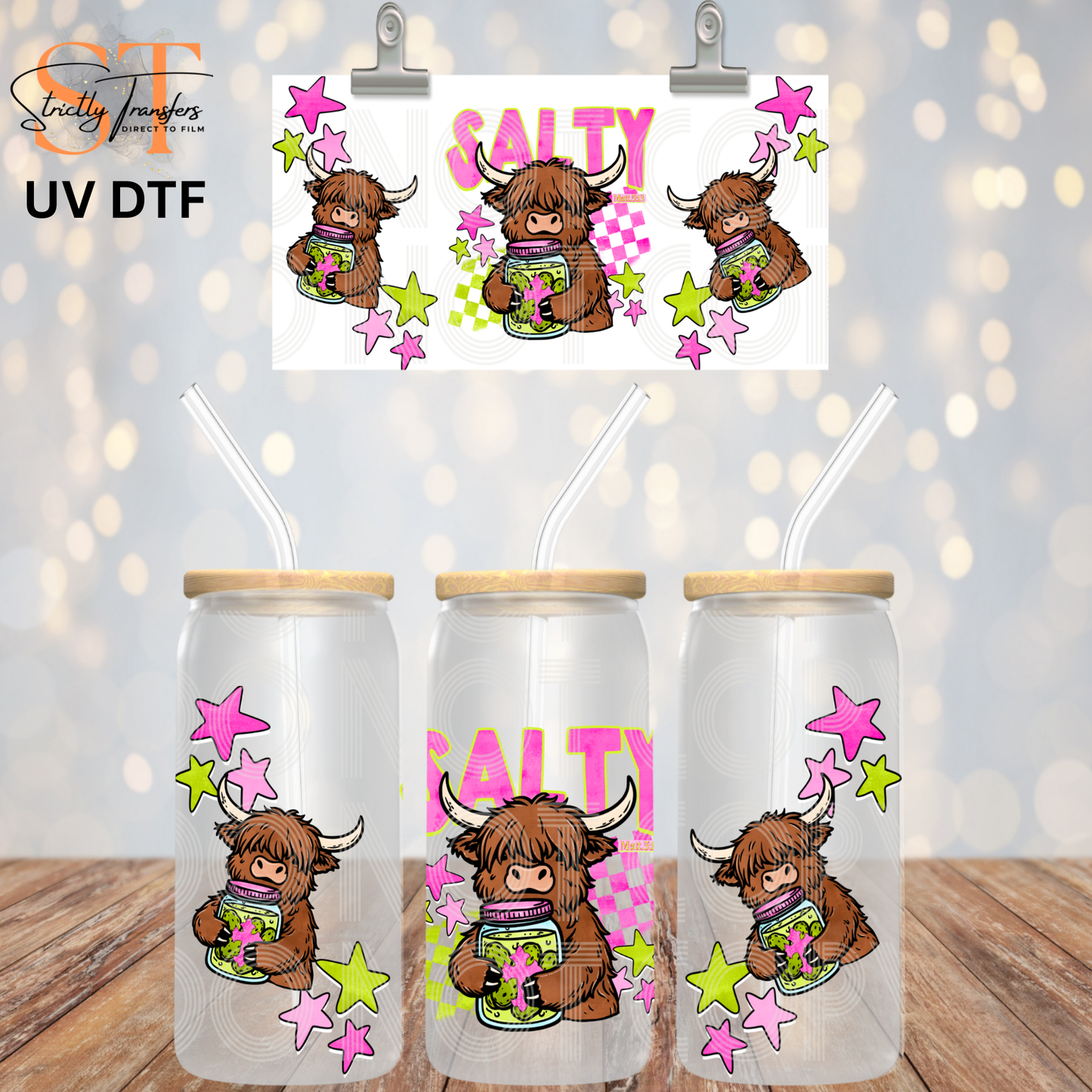 Salty Cow Libbey UV Wrap Direct to Film Wraps