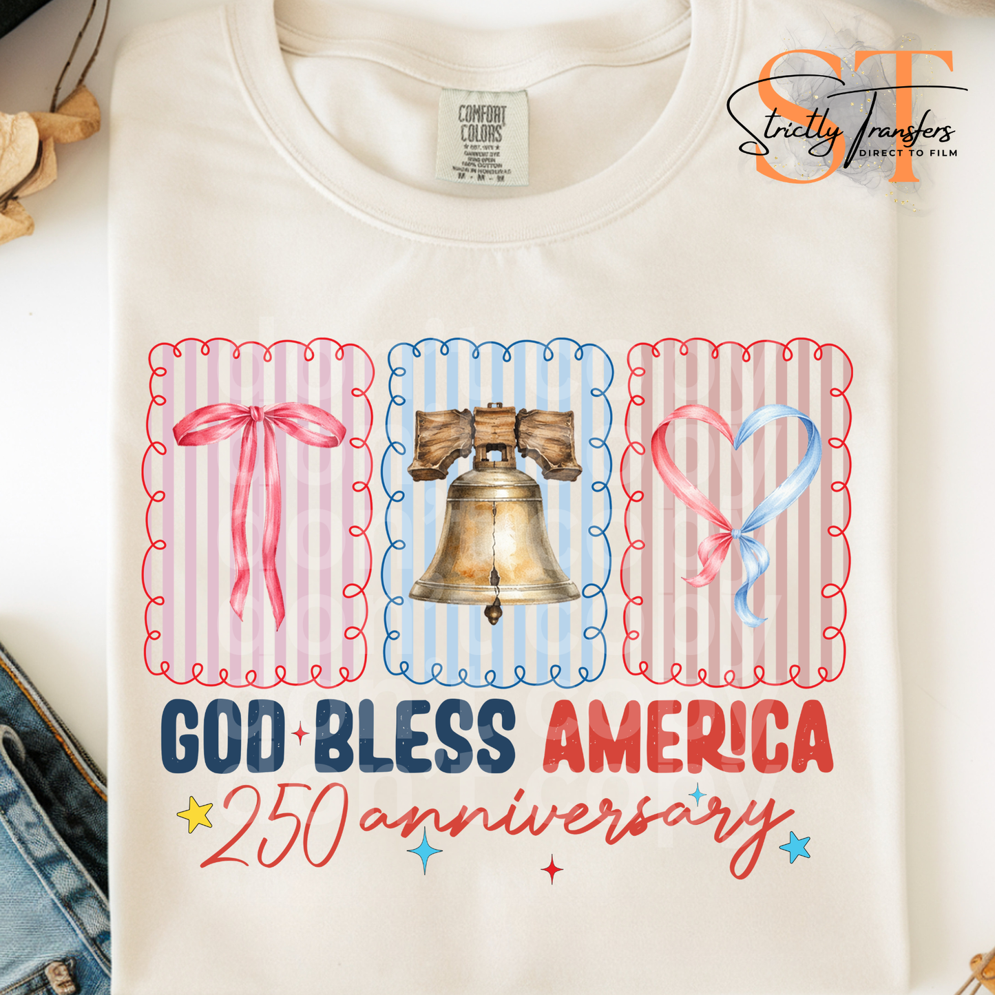God Bless America frames Direct to Film Transfers