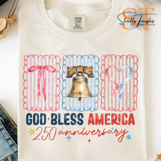 God Bless America frames Direct to Film Transfers