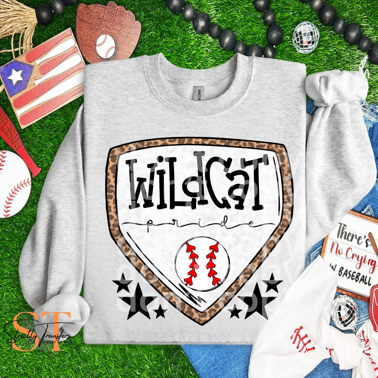 Wildcat Pride Baseball Direct to Film Transfers