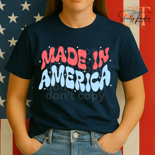 Made in America Direct to Film Transfers