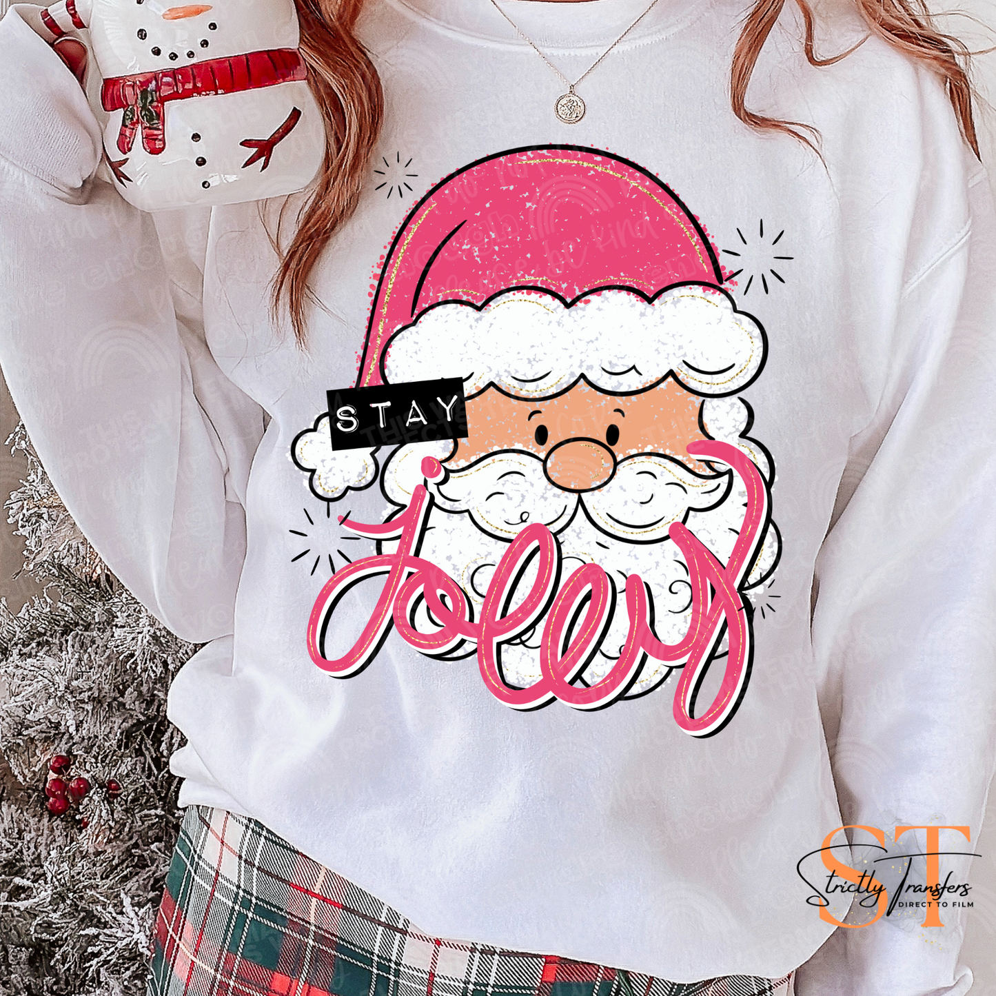 Stay Jolly - 3 options Direct to Film Transfers