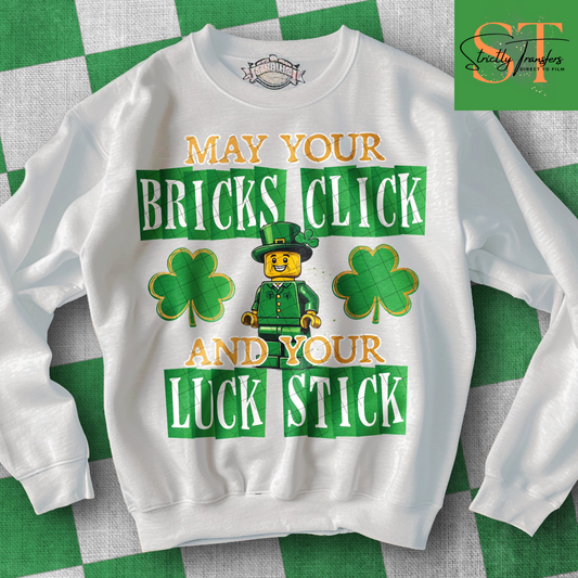 May Your Bricks Click & Your Luck Stick Direct to Film Transfers