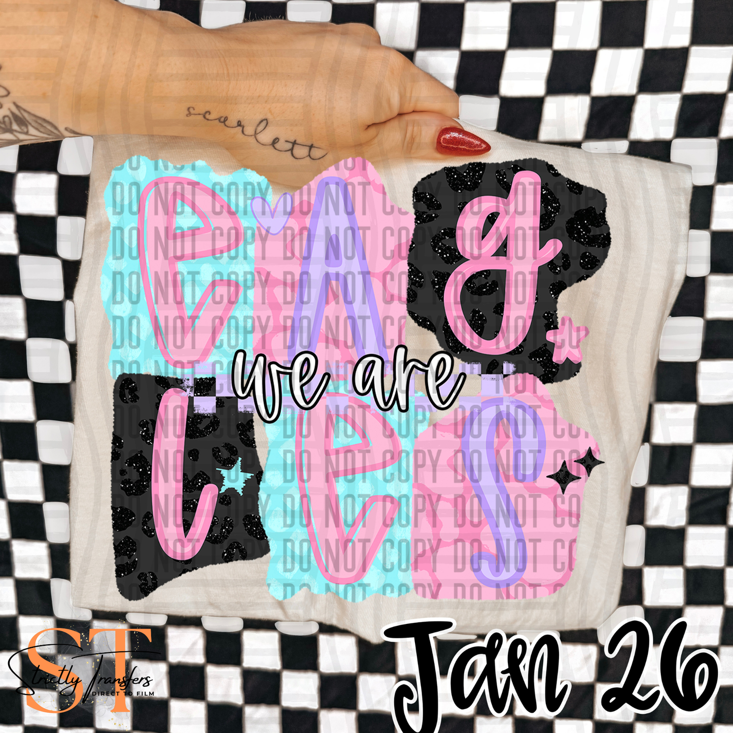 Eagles Preppy Chaos Direct to Film Transfers