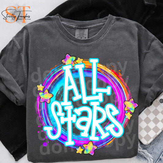 Whimsical All Stars Direct to Film Transfers