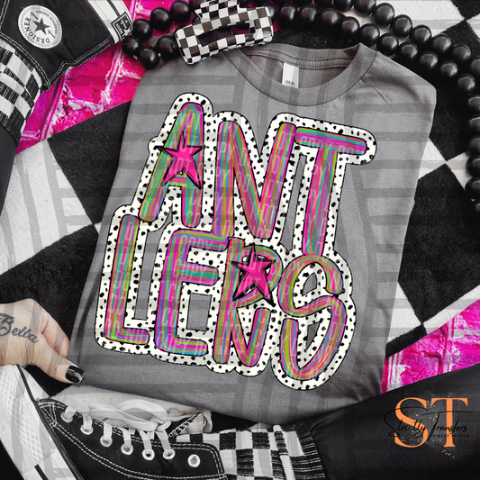 Antlers Brushstroke Dots Direct to Film Transfers