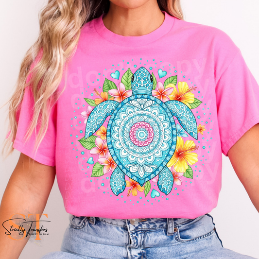 Sea Turtle Nautical Direct to Film Transfers