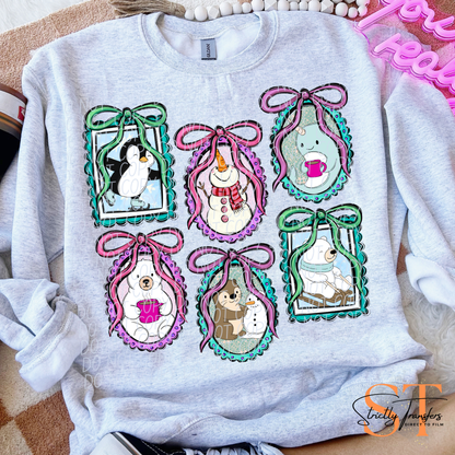 Winter Frames Direct to Film Transfers