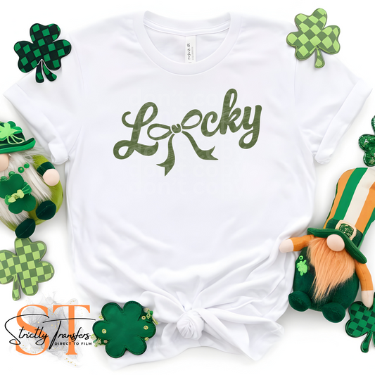 Lucky Bow Direct to Film Transfers