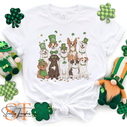 St. Patrick's Day Dogs Direct to Film Transfers
