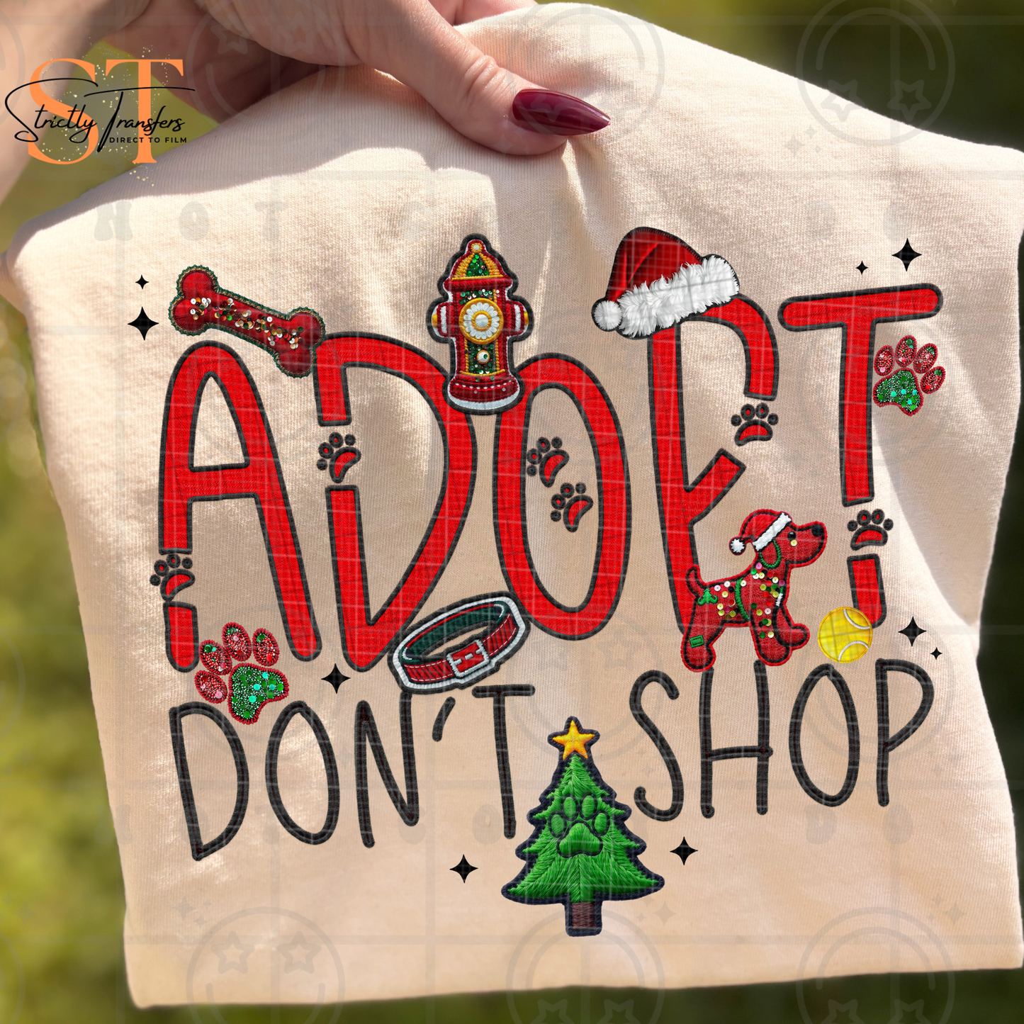 Adopt Don't Shop Direct to Film Transfers