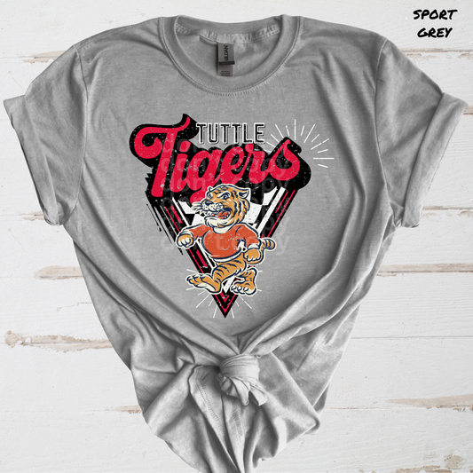 Retro/Vintage Tuttle Tigers Direct to Film Transfers
