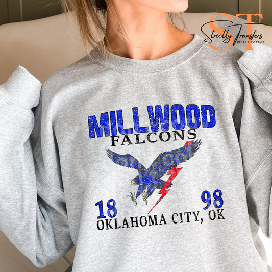 Millwood Falcons Weathered Direct to Film Transfers