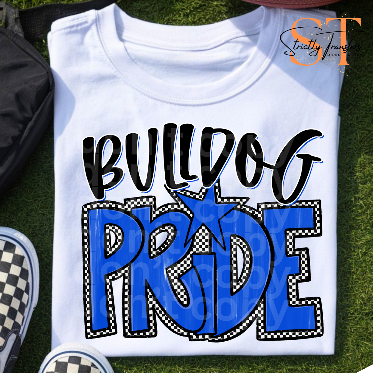 Preppy Pride Checkered Mascots Direct to Film Transfers