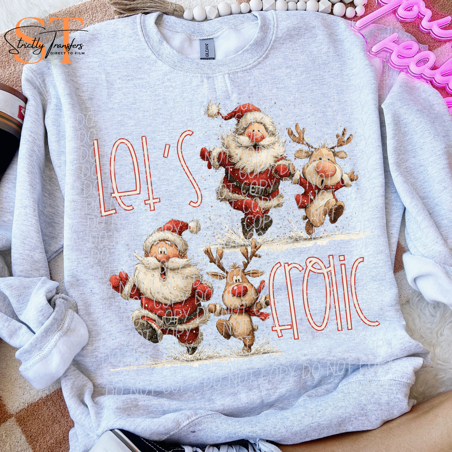 Let's Frolic Direct to Film Transfers