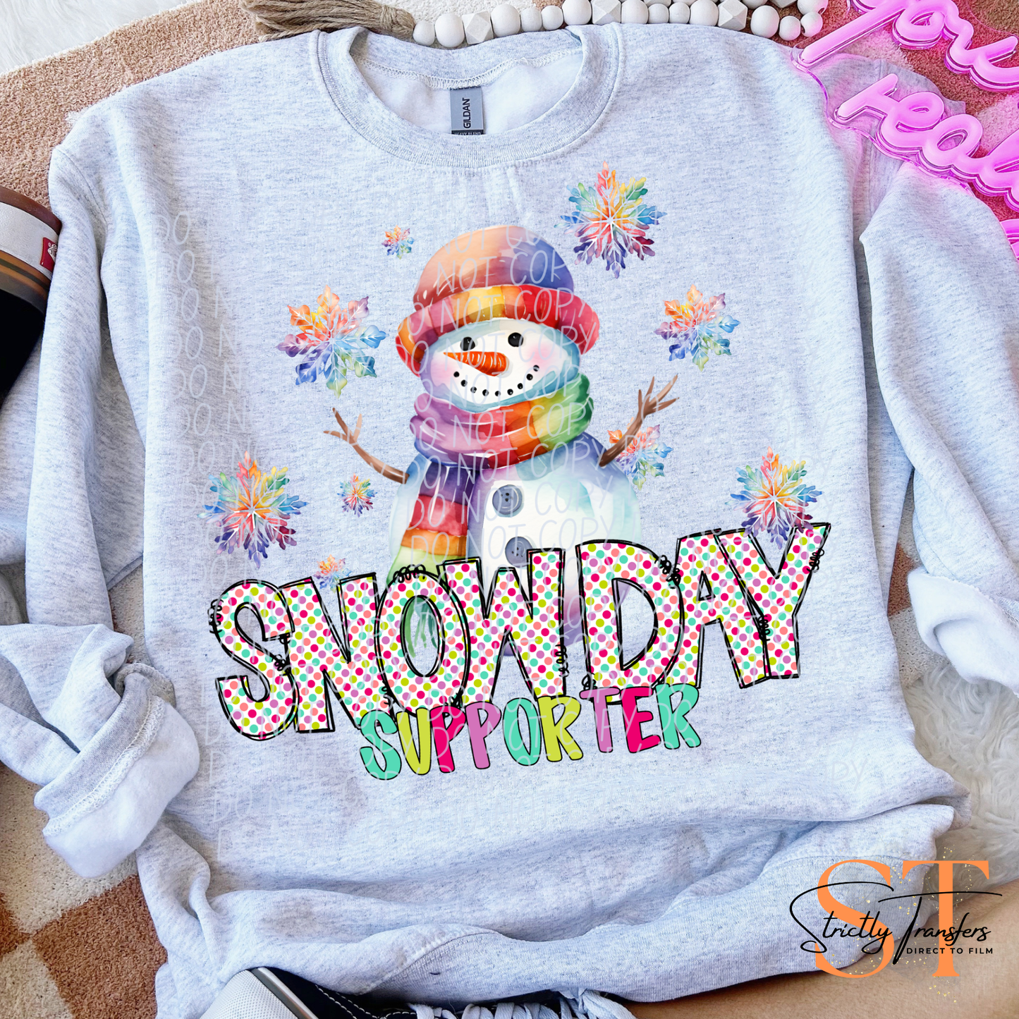 Snow Day Supporter Direct to Film Transfers