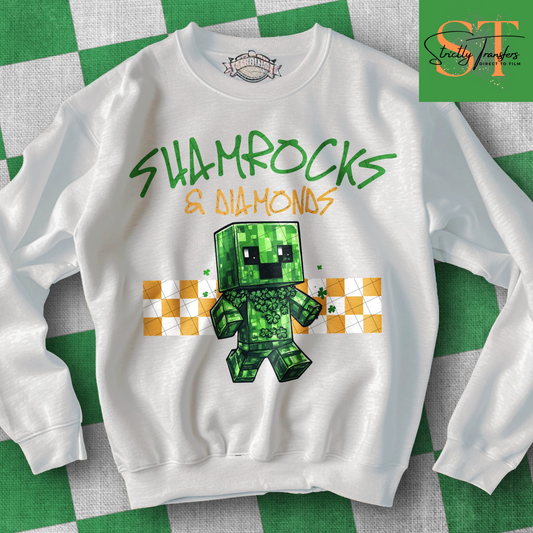 Shamrocks & Diamonds Direct to Film Transfers