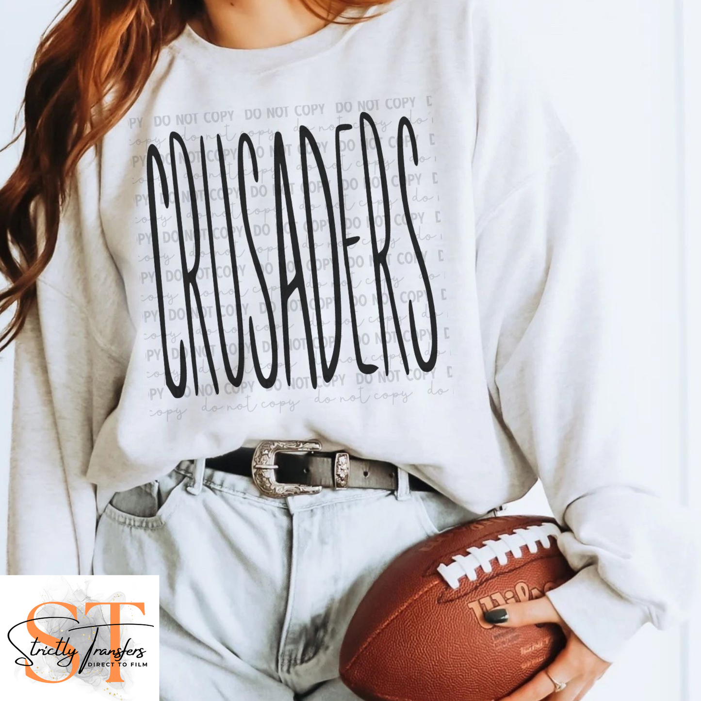 Crusaders Skinny Oversized - 2 Colors Direct to Film Transfers