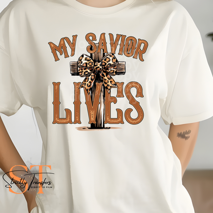 My Savior Lives Direct to Film Transfers