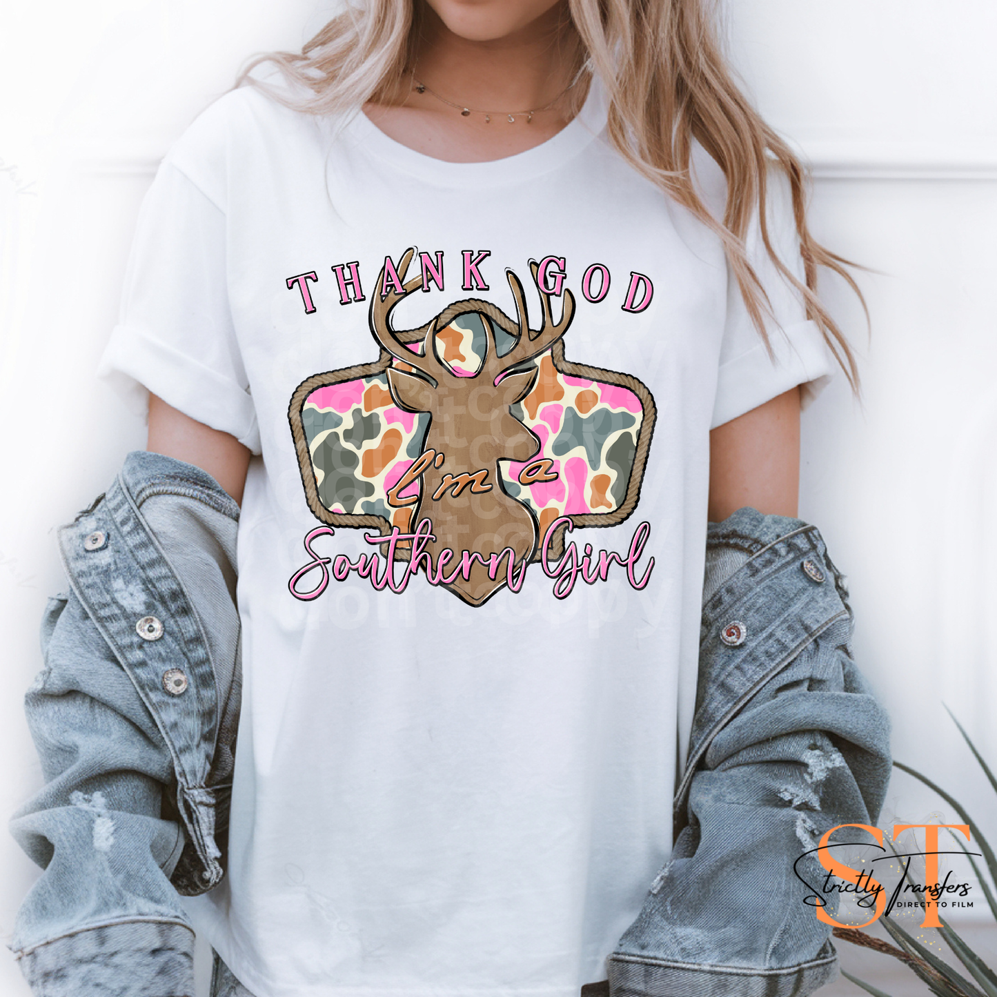 Thank God I'm a Southern Girl - 4 Options Direct to Film Transfers