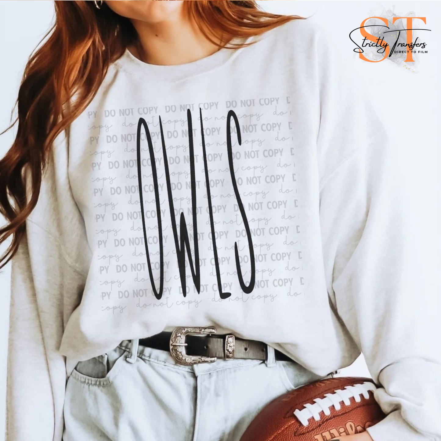 Owls Skinny Oversized - 2 Colors Direct to Film Transfers