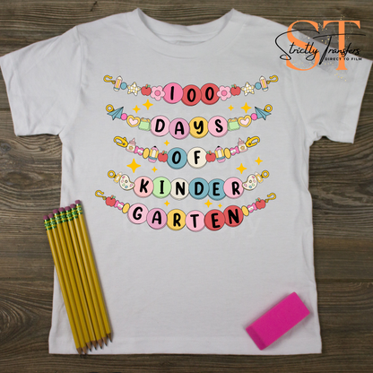 100 Days Friendship Bracelet Kindergarten Direct to Film Transfers