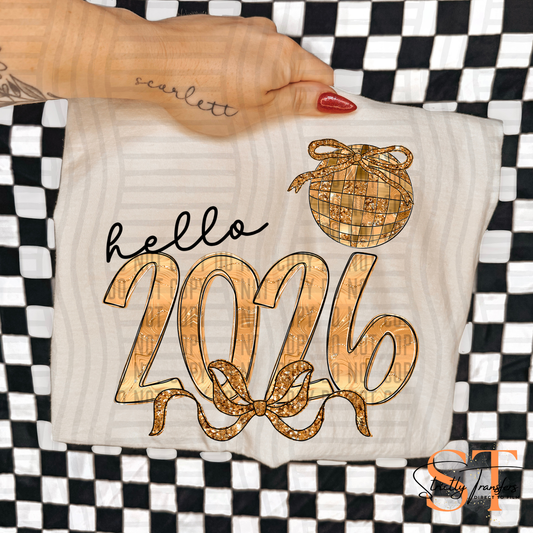 Hello 2026 Direct to Film Transfers