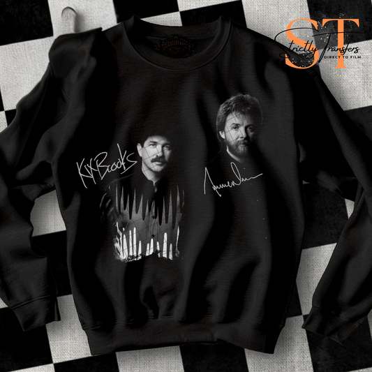 Brooks & Dunn Signature Direct to Film Transfers