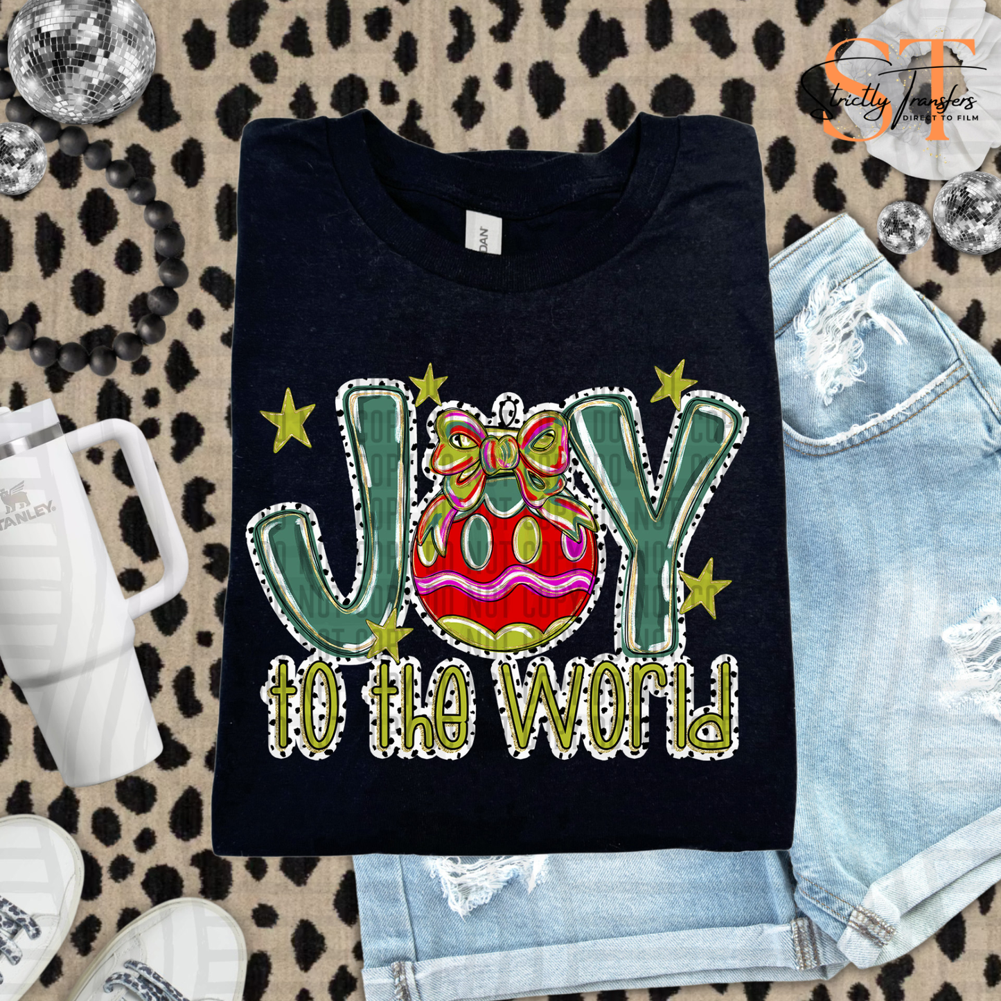 Joy to the World - 2 Options Direct to Film Transfers