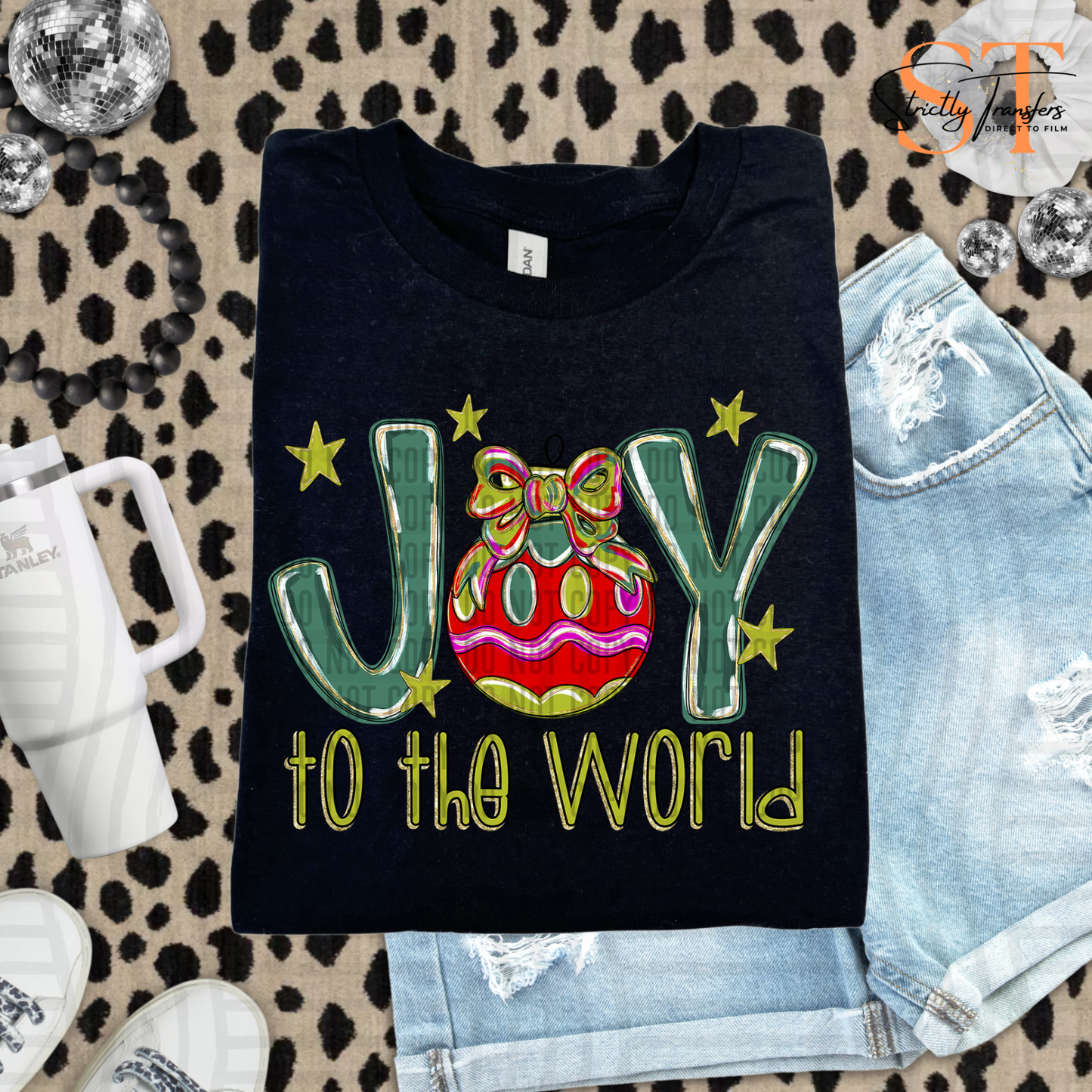 Joy to the World - 2 Options Direct to Film Transfers