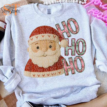 Ho Ho Ho Santa Direct to Film Transfers