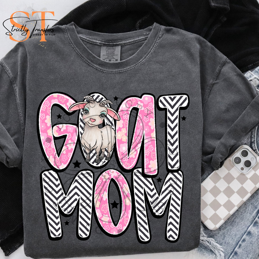 Goat Mom Direct to Film Transfers